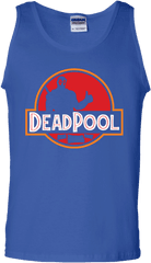 Deadpool Jurassic World Logo Tank Top - Active Tank Png