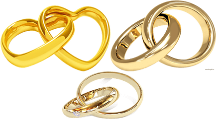 Download Golden Wedding Ring Free Png - Wedding Gold Ring Download