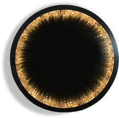 Infinity Rock Crystal Mirror - Circle Png