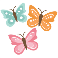 Cute Butterflies - Free PNG