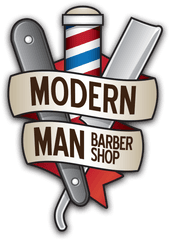 Image Black And White Download Haircut - Modern Man Barber Shop Png