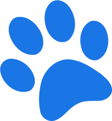 Blues Clues Png - Dog Paw Clipart Light Blue Png