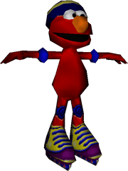 Playstation - Sesame Street Sports Elmo Skating The Models Resource Sesame Street Png