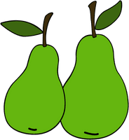 Photos Vector Green Pears Free Clipart HQ - Free PNG