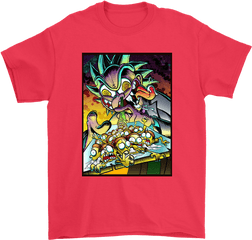 Crazy Cocaine Rick And Morty Sanchez Shirts - Game Dog T Shirt Png