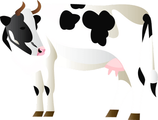 Transparent Cow Clipart Png Background