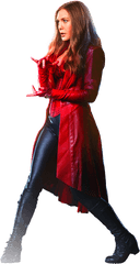 Age Of Ultron - Elizabeth Olsen Scarlet Witch Body Png