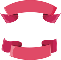 Pink Ribbon Header Box Png Download - Pink Ribbon Text Box Png
