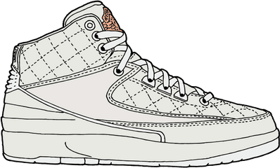 Create A Color Illustration Of Any Sneaker You Desire By Bi9mik3 - Line Art Png