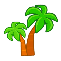 Top Palm Leaves Stickers For Android U0026 Ios Gfycat - Animated Palm Tree Gif Png