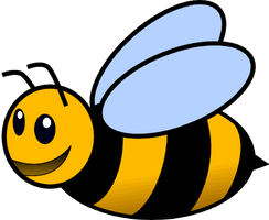 Honey Vector Pic Yellow Bee - Free PNG