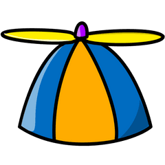 Free Hats Picture Download Clip Art - Propeller Hat Clipart Png