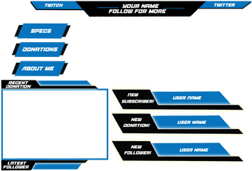 Donation Bar Transparent Png Clipart - Twitch Label Bar