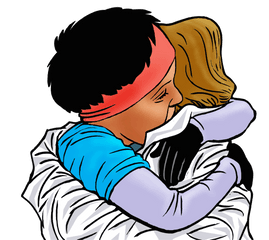 Hug Clipart Thank You - Kiss Clipart Thank You Png