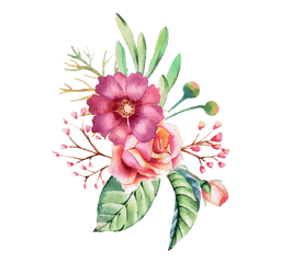 Painted Flowers Png - How To Paint Watercolor Flowers