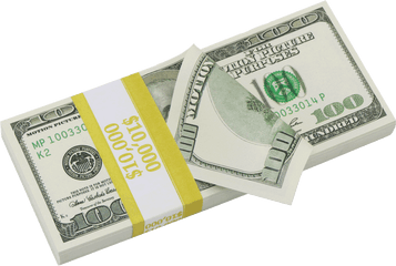 Full Print Stacks - 100 Dollar Bill Png