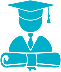 High School Student Grad - High School Graduate Clip Art Png