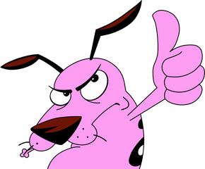 Courage The Cowardly Dog Png - Courage The Cowardly Dog Angry