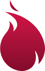 Flames Clipart Single - Fire Icon Red Png