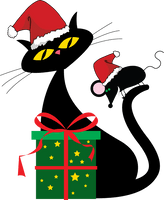 Christmas Cat Free HD Image - Free PNG