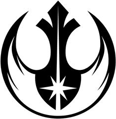 Jedi Symbol Star Wars Posted - Jedi Star Wars Rebel Symbol Png