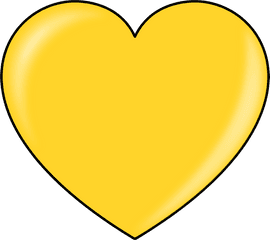 Yellow Heart Photos Hq Png Image - Gold Heart Clipart