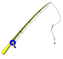 Bamboo Fishing Pole Free Clipart HQ - Free PNG