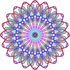 Png Prismatic Mandala Line Art Design - Line Art