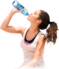 Someone Drinking Bottled Water Png - Drinking Water Png