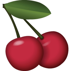 Cherry Emoji Free Icon - Free PNG