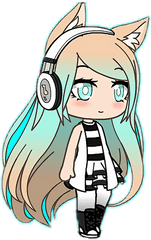 Gacha Life - Sticker By Gachagalaxy1 Chibi Anime Dibujos Gacha Life Png