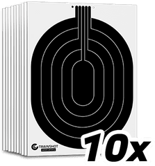 Precision Target 10 Pcs Package - Vertical Png