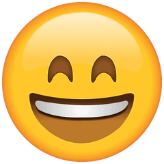 Smiling Emoji with Smiling Eyes Icon File HD - Free PNG