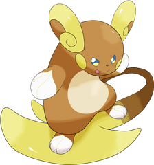 Pokemon 16026 Alolan Raichu Pokedex - Alolan Raichu Art Transparent Png