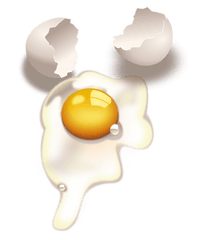 Egg Broken Yolk - Transparent Egg Png Cracking