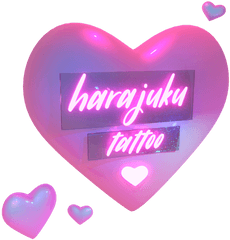 Harajuku Tattoo - Heart Png