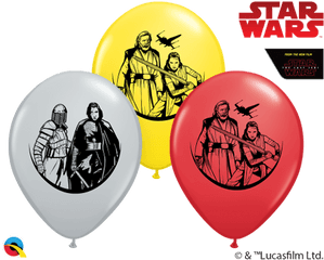 11 Star Wars Last Jedi Bargain Balloons - Mylar Balloons Star Wars Balloons The Last Jedi Png