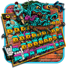 Amazoncom Skate Graffiti Keyboard Theme Appstore For Android - Clip Art Png