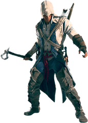 Assassins Creed 3 Main Character - Connor Creed 3 Png