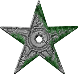 Epic Barnstar Hires - Bronze Star With V Png