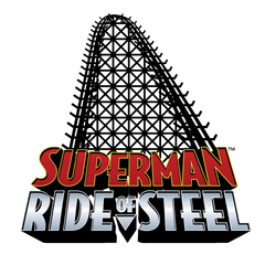 Superman Transparent Png - Superman Ride Of Steel Logo Png Superman Ride Png