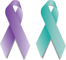 Ribbon Awareness Support Disease Medical - Teal And Png