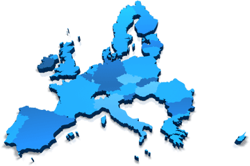 Europes Economic Death Spiral - Europe Map 3d Png