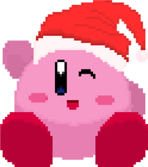 Pixilart - Merry Christmas Kirby By Thouartart Mahatma Gandhi Temple Png