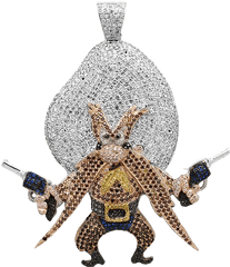 Yosemite Sam Diamond Pendant - Diamond Pendant Png