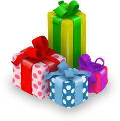 Holiday Gifts Transparent Png Clipart - Transparent Background Birthday Gift Clipart