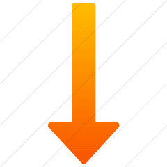 Orange Gradient Bootstrap Font Awesome - Clip Art Png