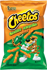 Cheetos Cheddar JalapeÃ±o Crunchy 8 - Jalapeno Cheddar Cheetos Png