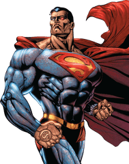 Download Hd Cosmic Armor Superman Dc Comics - Dc Comics Final Superman Beyond Png