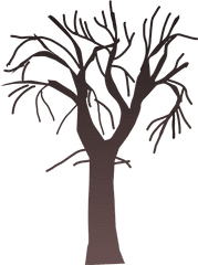 Tree Bare Branches - Bare Clipart Png